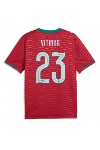 Portugali Vitinha #23 Jalkapallovaatteet Kotipaita MM-kisat 2026 Lyhythihainen